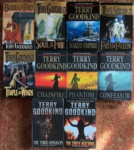 LOT 10 Sword of Truth Series - Hardcover - Terry Goodkind - #3-6 8 10-12 14 16 - Bild 1 von 3