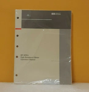 HP 04339-90000 4339A High Resistance Meter Operation Manual - Picture 1 of 2
