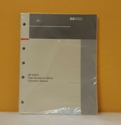 HP 04339-90000 4339A High Resistance Meter Operation Manual - Image 1 of 2