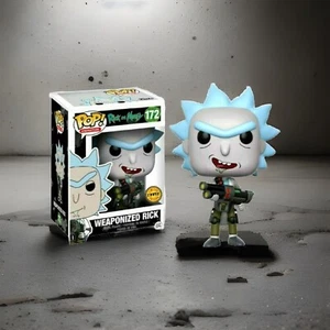 Funko POP - Animation - Rick And Morty - 172 Weaponized Rick CHASE - Foto 1 di 1