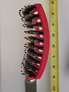 Hair Brush, Detangling Hairbrush Boar Bristle Curved Vented - Picture 1 of 3