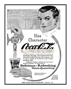 1913 Coca-Cola Antique Look Reproduction Advertisement Poster Print 8.5x11" - Picture 1 of 1