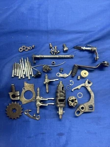 Yamaha DT175 2N5 Shift Drum, Shaft, Forks & Misc Hardware 1979 - Picture 1 of 7