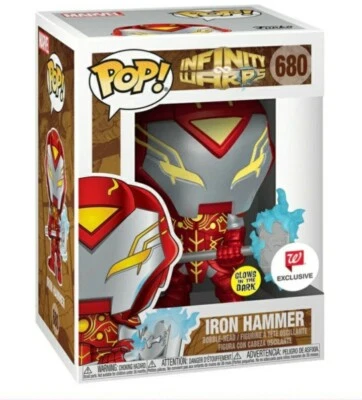 Iron Hammer (GITD) Infinity Warps Walgreens Exclusive Marvel Funko Bobblehead - Image 1 of 4
