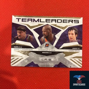 2009-10 Panini Rookies & Stars - Team Leaders Gold #24 Steve Nash, Shaquille...