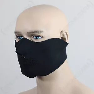 Media Máscara de Neopreno - Negra Táctica Protección Térmica Esquí Paintball Airsoft - Imagen 1 de 1