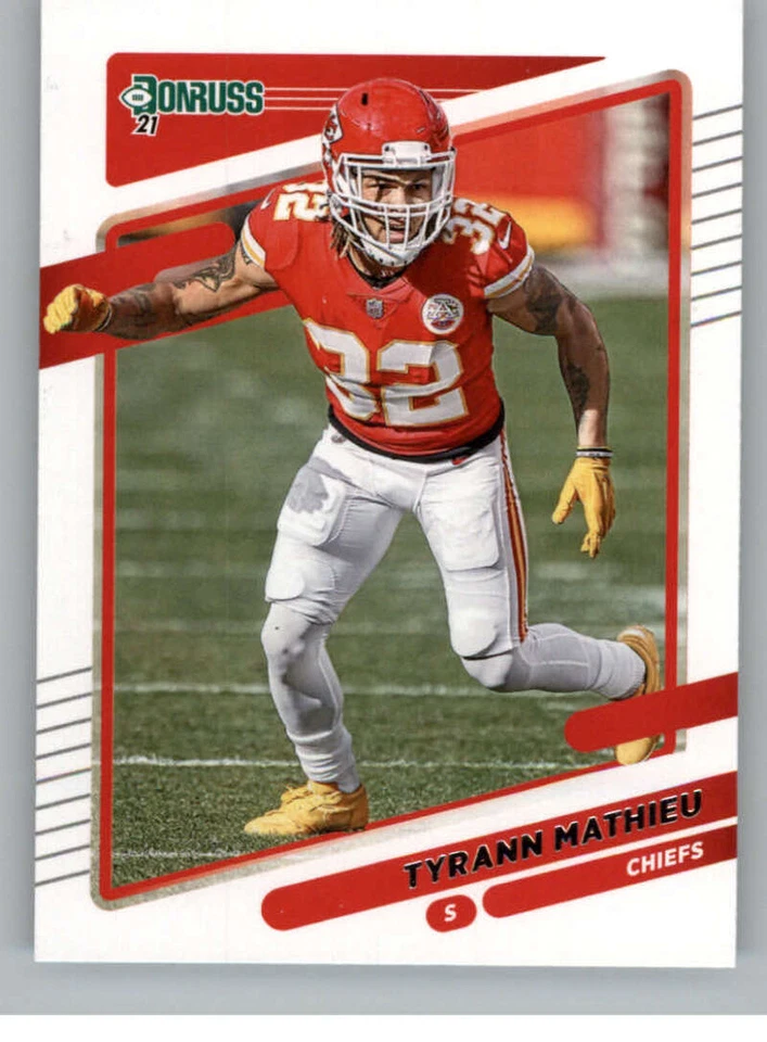2021 Donruss #119 Tyrann Mathieu Kansas City Chiefs Football Card NM-MT ID:43717 - Image 1 of 2