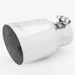 MBRP T5176 Stainless Angled Single Wall Round 2.5 inch Universal Fit Exhaust Tip - Picture 1 of 4