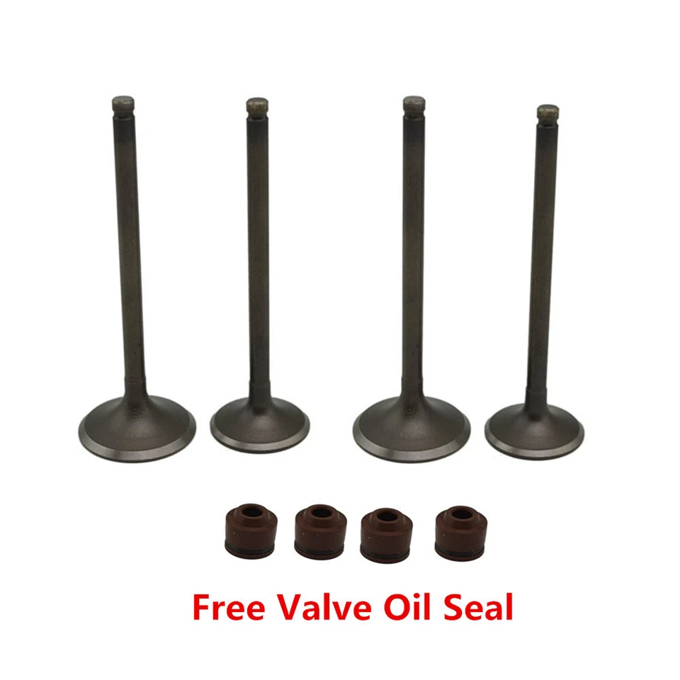 2*Válvulas de entrada e 2*Válvulas de escape haste para Kawasaki KLX250 R/S/SF 92-15 KLX300 R 97-07 - Imagem 1 de 3