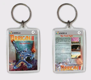 TURRICAN II COMMODORE AMIGA LLAVERO KEYRING - Foto 1 di 1