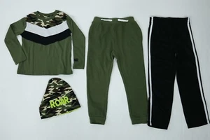 Boys 4 Piece Freestyle Beanie Long Sleeve Tee Pull On Pants Outift Size 5 NWOT - Picture 1 of 6