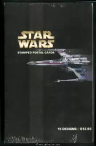 Libro de Star Wars UX489-503a, conjunto de 20 sellado por USPS, como nuevo, en muy buen estado - Imagen 1 de 2