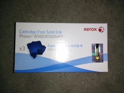 Genuine Xerox 108R00903 Cyan Solid Ink Cartridge Phaser 8560/8560MFP BNIB - Image 1 of 2