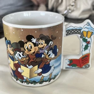 Taza de cerámica vintage Applause Disney Mickey's Christmas Carol - Imagen 1 de 6