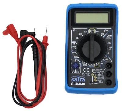 Digital Multimeter Voltmeter Spannungsmesser Spannungsprüfer Strom Messgerät KFZ - Bild 1 von 4