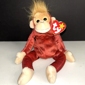 Vintage 1999 Retired Ty Beanie Baby Schweetheart the Orangutang Rare Tag Errors - Picture 1 of 9