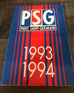 carnet officiel PSG )) calendrier effectif.. saison 1993/94 PSG CHAMPION FRANCE - Bild 1 von 3