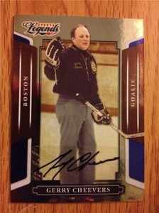 GERRY CHEEVERS - 2008 Donruss Sports Legends - Signatures Mirror Blue - 093/250