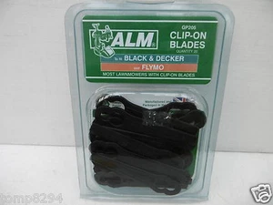 ALM GP205 20 x plastic clip on mower blades flymo black & decker - Picture 1 of 1