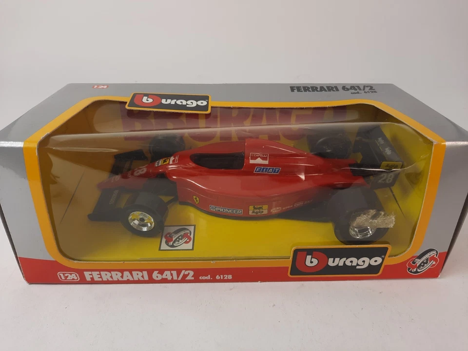 Burago Bburago Ferrari 641/2 #28 Ivan Capelli 1/24 6128 - Immagine 1 di 3