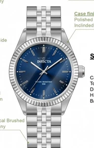 Invicta Specialty Quartz Blue Dial Ladies Watch 49312 - Picture 1 of 1