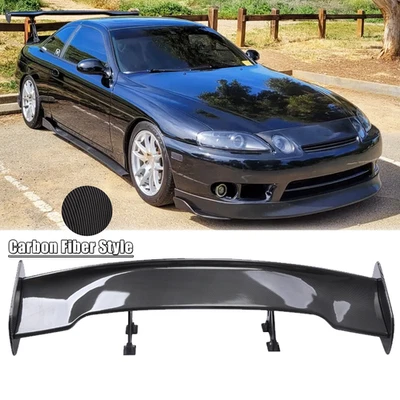 47” Rear Trunk Spoiler Wing Adjustable GT-Style Carbon For Lexus SC300 SC400 430 - Image 1 of 4