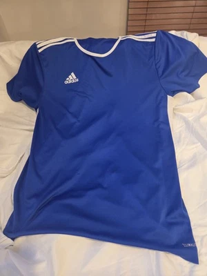 Camiseta Adidas Hombre, Azul, Talla Grande Foto 1 de 4