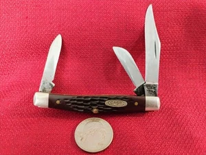 Case XX USA 6344 SS 3-blade pocket knife, jigged bone, good condition *read - Picture 1 of 14