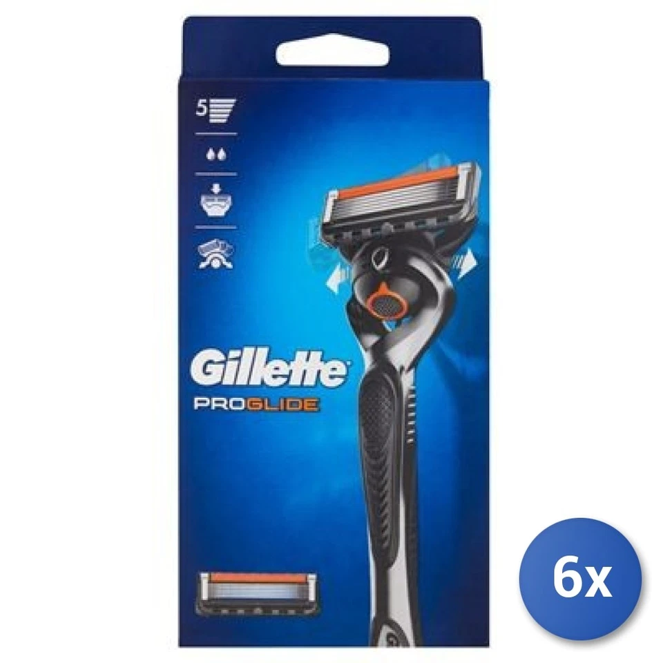 GILLETTE RASOIO DA BARBA PROGLIDE FLEXBALL MANUAL CON 2 RICARICHE