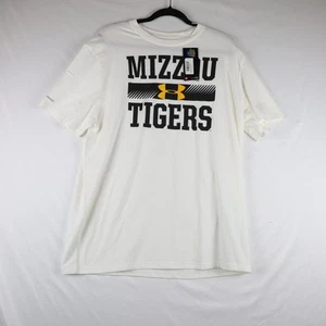 Missouri Tigers Shirt Herren Large weiß NCAA College Performance Tee Under Armour - Bild 1 von 13