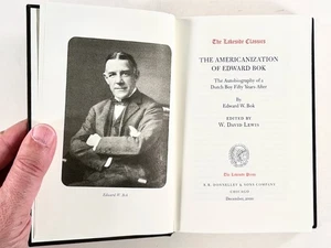 2000 Lakeside Press AMERICANIZATION OF EDWARD BOK Pulitzer-winning Autobiography - Picture 1 of 12