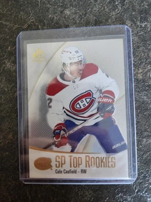 2021-22 SP Authentic SP Top Rookies Cole Caufield Card# TR-1 - Image 1 of 2