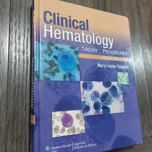 Clinical Hematology: Theory and Procedures - Hardcover - GOOD - Bild 1 von 11