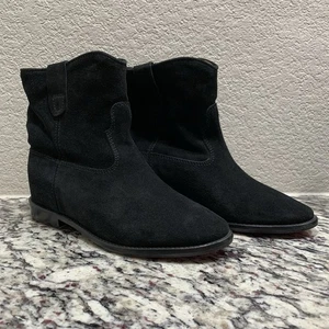 Isabel Marant Crisi Wildleder Stiefelette Damen EU 40 US 10 Schwarz Pull On Bootie - Bild 1 von 11