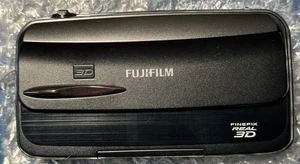Fujifilm FinePix Real 3D W3 10MP Digital Camera with 3X Optical Zoom-Black - Picture 1 of 6