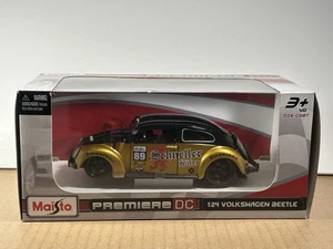 Maisto Premiere DC 1/24 Volkswagen Beetle Schneller Kafer “Rare” VHTF - Picture 1 of 4