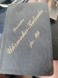 Uhrmacher kalender 1916 - Bild 1 von 4