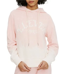 Elevenparis Womens Acid Wash Hoodie Sweatshirt, almondblossom, L - Picture 1 of 1