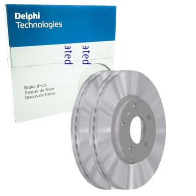 2X DELPHI Dischi Freno 345mm Ventilato Frontale Adatto A Opel Insignia BG9239C - Immagine 1 di 3