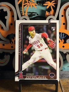 2025 Topps Update Series Baseball US324 Ryan Zeferjahn, Angels RC - Picture 1 of 1