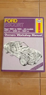 Haynes Ford Escort Sept 1980-1985 All Models Owners Workshop Manual (S4) - Image 1 of 4