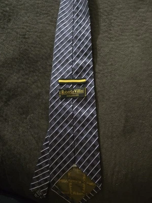 Corbata para hombre ROBERTO VILLINI Collezione hecha a mano 100 % seda hecha en China Foto 1 de 4