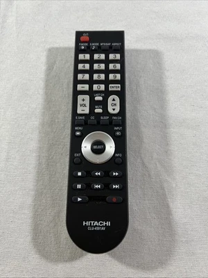 OEM Hitachi CLU-4591AV TV Remote Control- Tested - Image 1 of 3