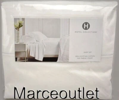 Juego de sábanas KING de algodón egipcio de 525 hilos blanco Hotel Collection Foto 1 de 4