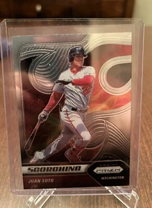Juan Soto 2020 Panini Prizm Scorching Insert S-7 Washington Nationals - Picture 1 of 2