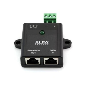 Alfa APOE03 Injecteur PoE industriel Passif Redondant pour Mikrotik, Ubiquiti - Photo 1/5