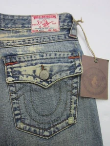 NUEVOS JEANS DE MUJER TRUE RELIGION SECCIÓN #503 TWISTED FLARE TALLA 28 X 32 - Imagen 1 de 11