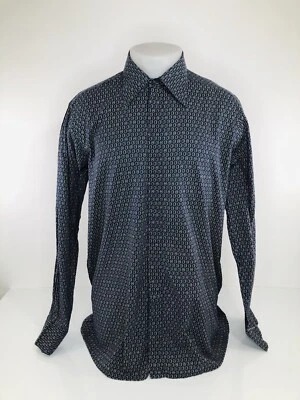 GIVENCHY for Chesa - Geometric Made in British HONG KONG Mens XL / XXL Shirt - Image 1 of 4