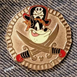 Pin Disney~WDW~Colección Mickey Oculta 2007~Doble Plateado~Pirate Pete # 50617 - Imagen 1 de 2