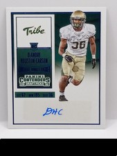 2016 Contenders Draft Picks College Ticket Blue Foil DeAndre Houston-Carson Auto